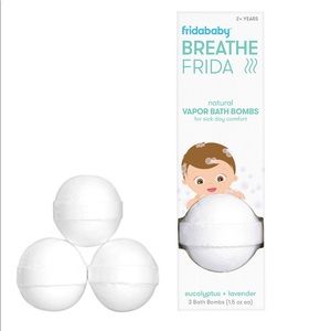 Fridababy BreatheFrida NATURAL VAPOR BATH BOMBS